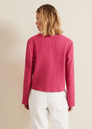 Phase Eight Ripley Boucle Jackets Pink Canada | KPJNLZ-405